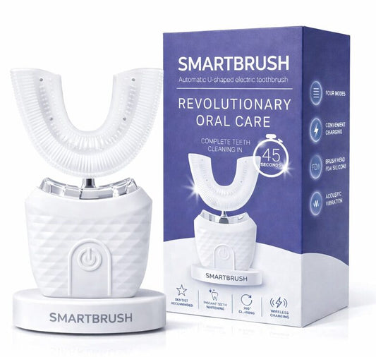 SmartBrush 3in1 SET - SmartBrush toothbrush, toothpaste and replacement brush head.