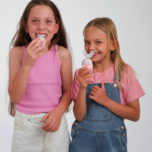 SmartBrush - Electric Toothbrush kit FOR CHILDREN (Pink)